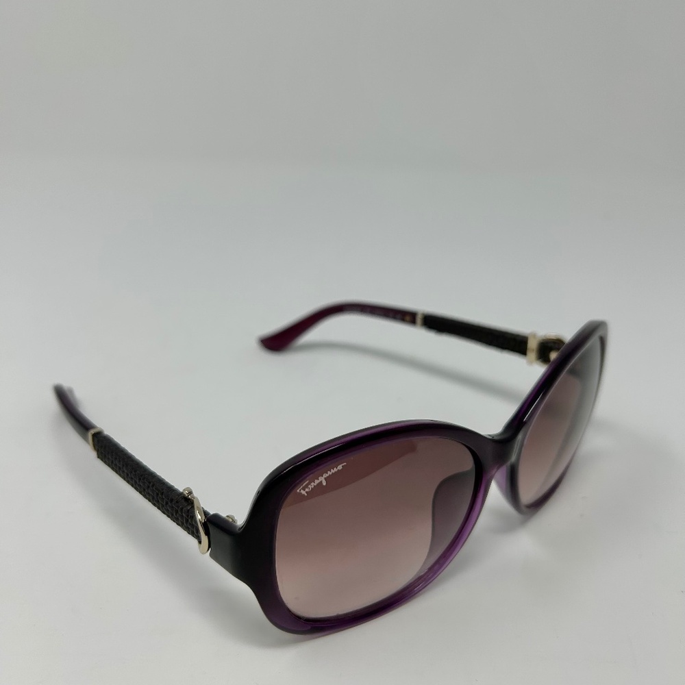 Salvatore Ferragamo SF744SLA Round Purple Sunglasses Designer ~ Luxury ~ Holiday